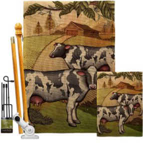 House Flag Farm Animals FK110273 B