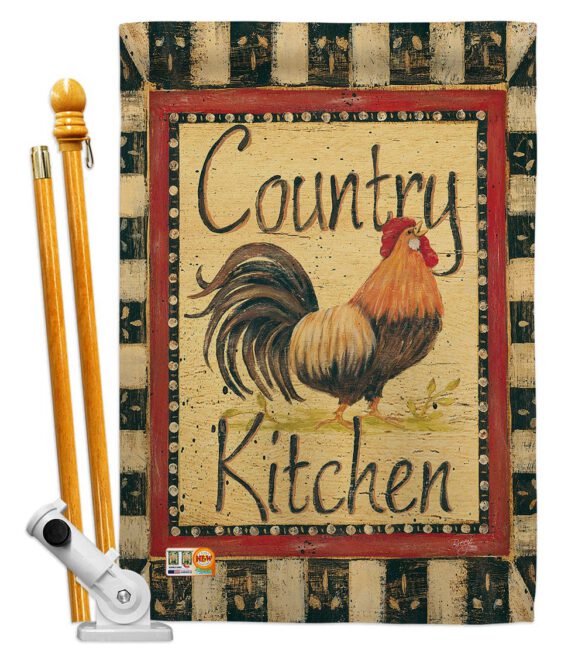 Country Kichen - Farm Animals Nature Vertical Impressions Decorative Flags HG110107 Made In USA - Image 5