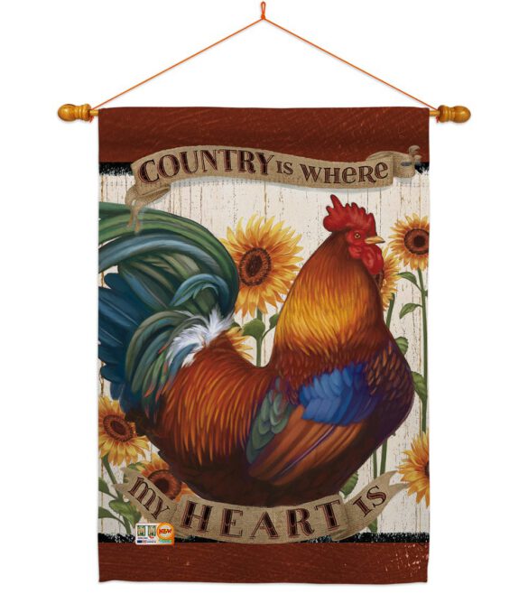 Country My Heart - Farm Animals Nature Vertical Impressions Decorative Flags HG110115 Made In USA - Image 14