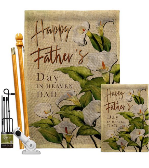 Father's Day In Heaven - Father's Day Summer Vertical Impressions Decorative Flags HG115241 Made In USA - Image 16
