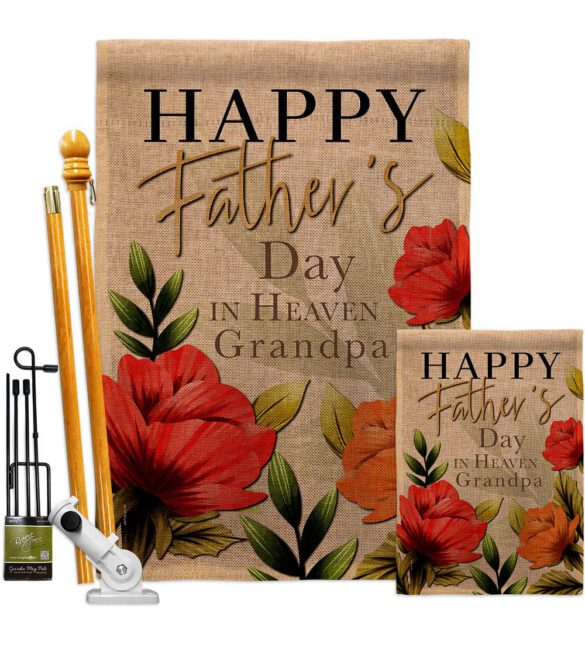 Heavenly Father & Grandpa - Father's Day Summer Vertical Impressions Decorative Flags HG115245 Made In USA - Image 16