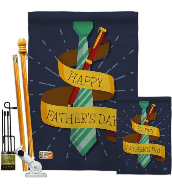 Happy Smartest Dad - Father's Day Summer Vertical Impressions Decorative Flags HG192064 Made In USA - Image 6