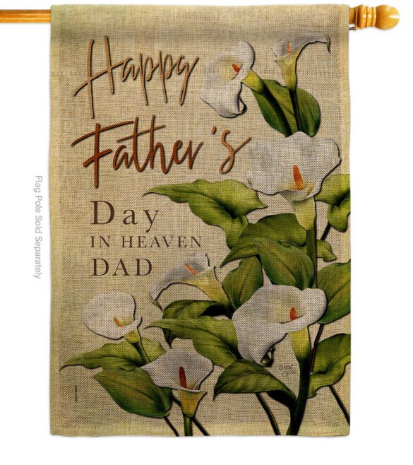 Father's Day In Heaven - Father's Day Summer Vertical Impressions Decorative Flags HG115241 Made In USA - Image 12