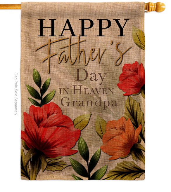 Heavenly Father & Grandpa - Father's Day Summer Vertical Impressions Decorative Flags HG115245 Made In USA - Image 12