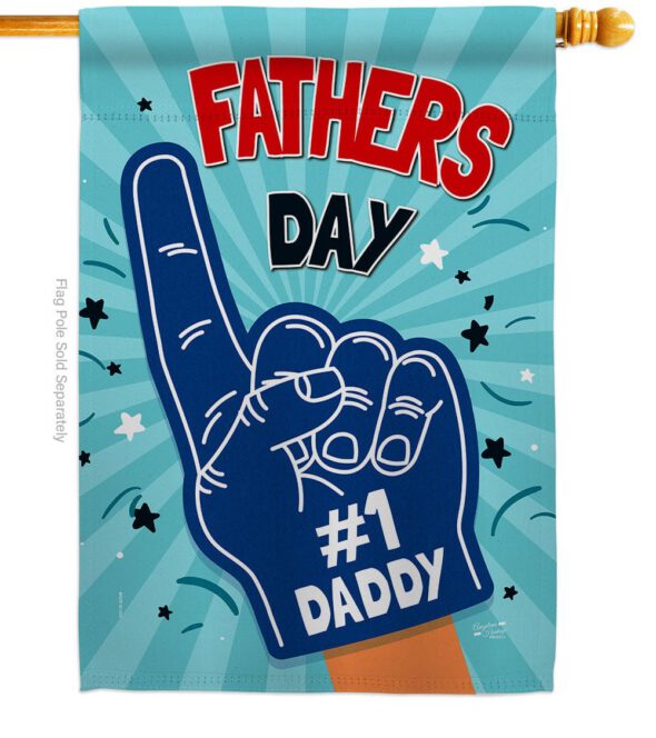 House Flag Fathers Day H137350