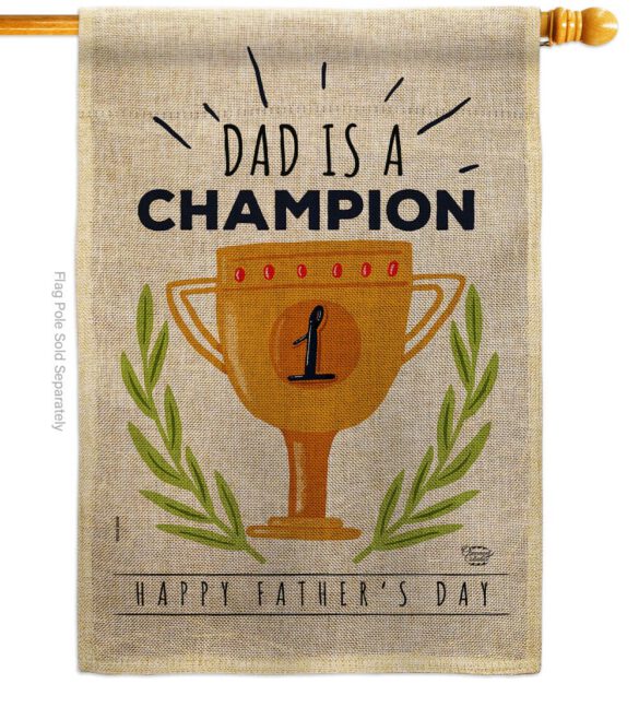 Dad Is Champion - Father's Day Summer Vertical Impressions Decorative Flags HG192389 Made In USA - Image 12
