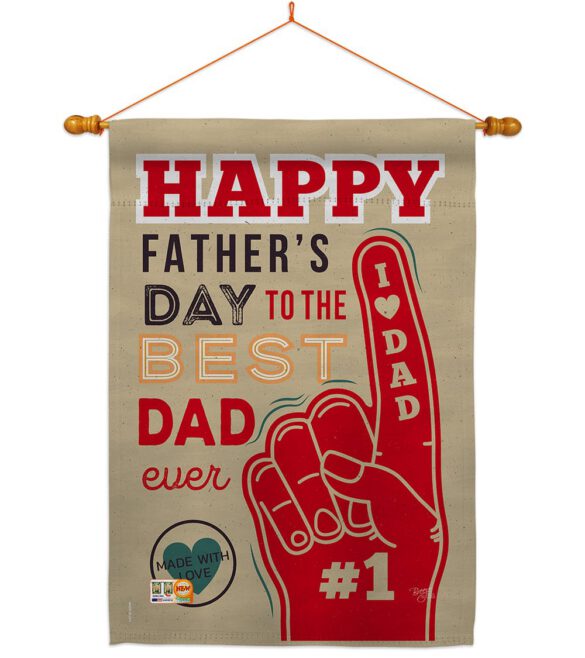 Best Dad Ever - Father's Day Summer Vertical Impressions Decorative Flags HG115134 Made In USA - Image 14
