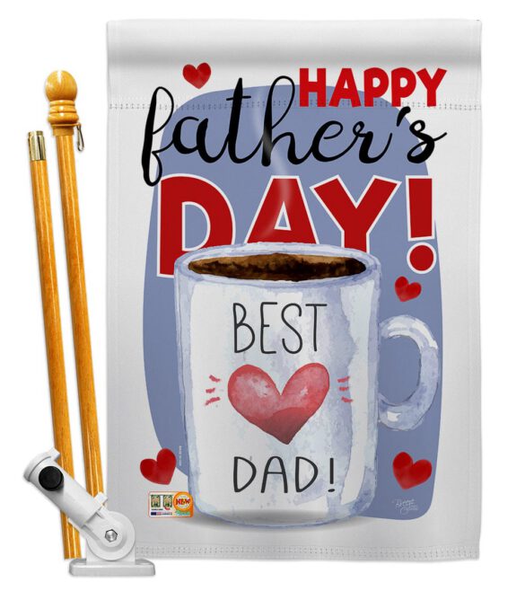 Happy Best Dad Day - Father's Day Summer Vertical Impressions Decorative Flags HG115135 Made In USA - Image 5