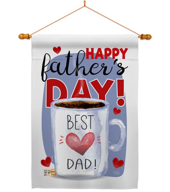 Happy Best Dad Day - Father's Day Summer Vertical Impressions Decorative Flags HG115135 Made In USA - Image 14