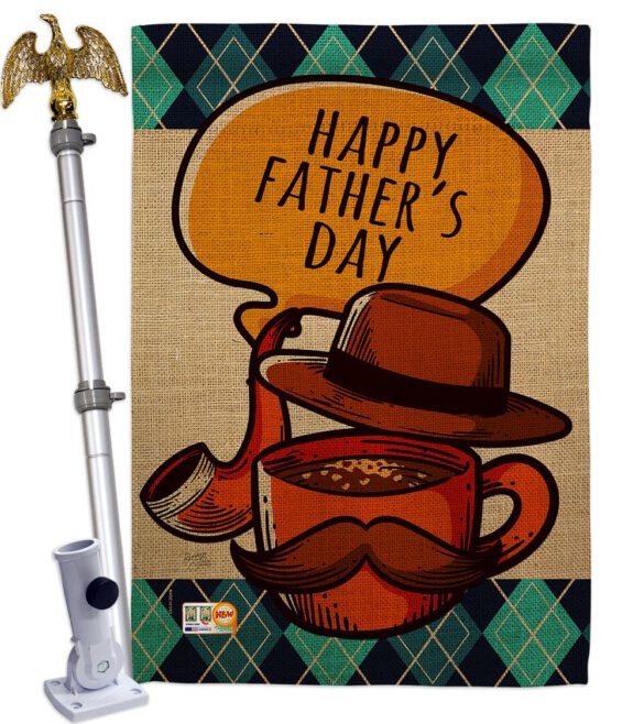 Classic Father Day - Father's Day Summer Vertical Impressions Decorative Flags HG115154 Made In USA - Image 9
