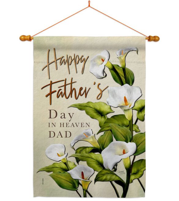 Father's Day In Heaven - Father's Day Summer Vertical Impressions Decorative Flags HG115241 Made In USA - Image 10