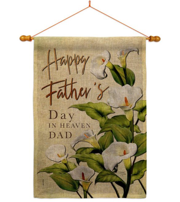 Father's Day In Heaven - Father's Day Summer Vertical Impressions Decorative Flags HG115241 Made In USA - Image 20