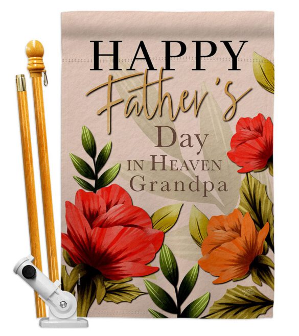 Heavenly Father & Grandpa - Father's Day Summer Vertical Impressions Decorative Flags HG115245 Made In USA - Image 5