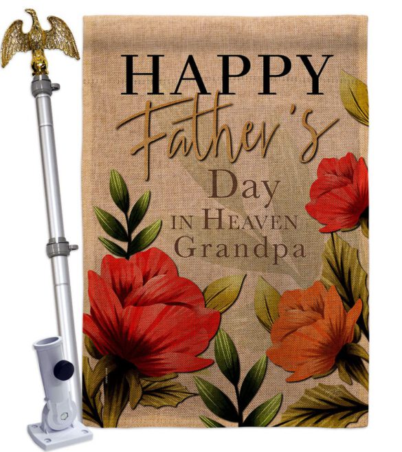 Heavenly Father & Grandpa - Father's Day Summer Vertical Impressions Decorative Flags HG115245 Made In USA - Image 19