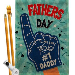 House Flag Fathers Day HS137350 B