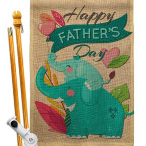 House Flag Fathers Day HS137351 B