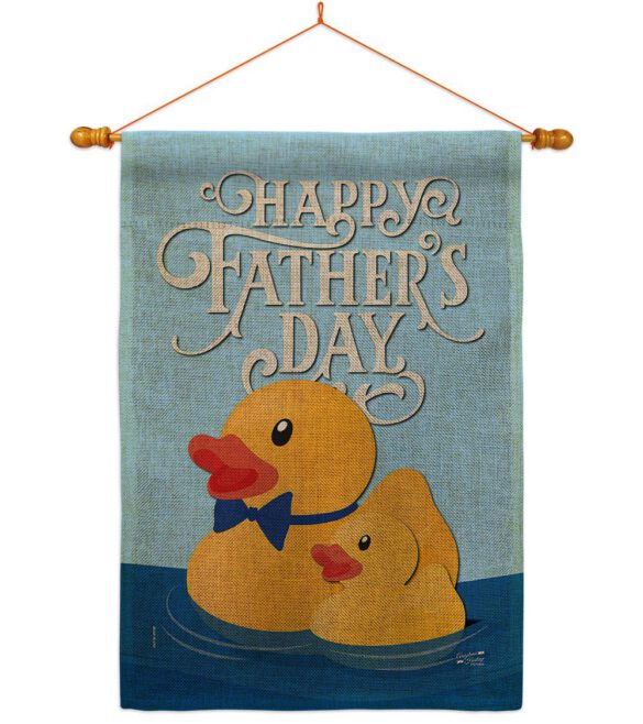Daddy Yellow Duckie - Father's Day Summer Vertical Impressions Decorative Flags HG137352 Made In USA - Image 20