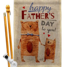 House Flag Fathers Day HS137479 B