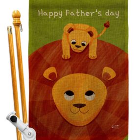 House Flag Fathers Day HS137570 B