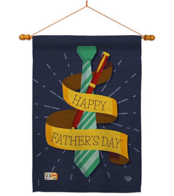 Happy Smartest Dad - Father's Day Summer Vertical Impressions Decorative Flags HG192064 Made In USA - Image 14