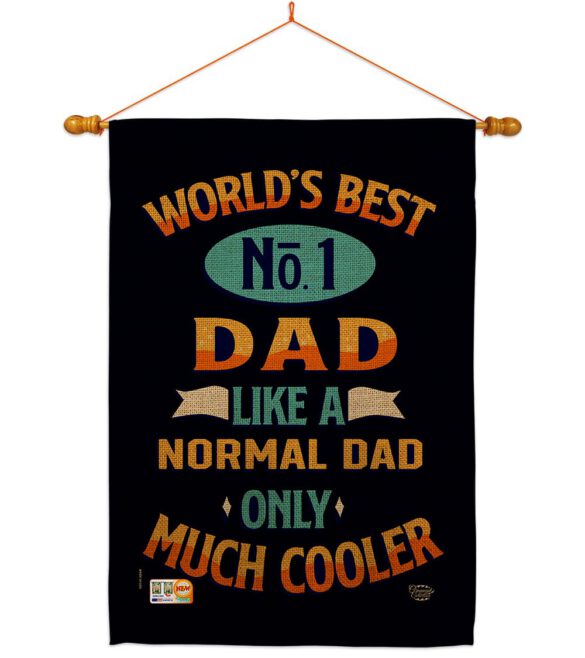 Cooler Dad - Father's Day Summer Vertical Impressions Decorative Flags HG192187 Made In USA - Image 10