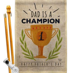 House Flag Fathers Day HS192389 B