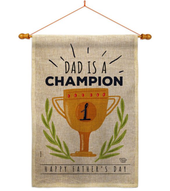 Dad Is Champion - Father's Day Summer Vertical Impressions Decorative Flags HG192389 Made In USA - Image 20