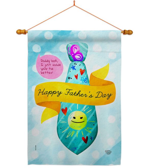 Happy Daddy Day - Father's Day Summer Vertical Impressions Decorative Flags HG192615 Made In USA - Image 10