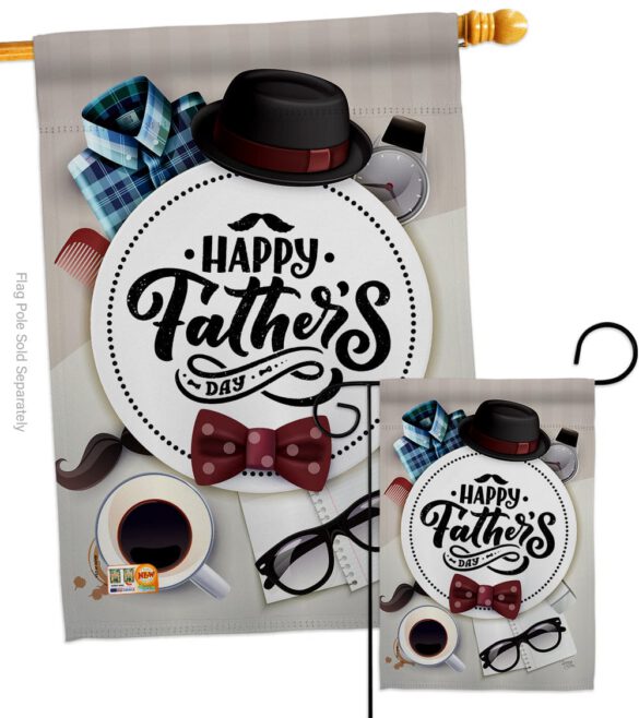 Fancy Dad Day - Father's Day Summer Vertical Impressions Decorative Flags HG115152 Made In USA - Image 3