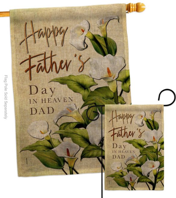 Father's Day In Heaven - Father's Day Summer Vertical Impressions Decorative Flags HG115241 Made In USA - Image 13