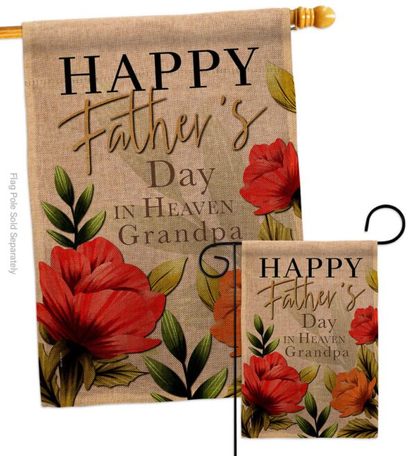 Heavenly Father & Grandpa - Father's Day Summer Vertical Impressions Decorative Flags HG115245 Made In USA - Image 13