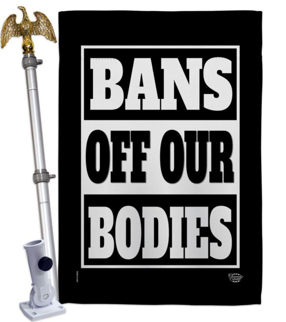 Bans Off Our Bodies - Support Inspirational Horizontal Impressions Decorative Flags HG190160 Made In USA - Image 21