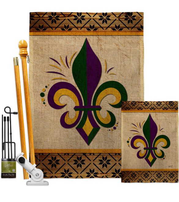 Fleur De Lys - Fleur De Lys Interests Vertical Impressions Decorative Flags HG137426 Made In USA - Image 16