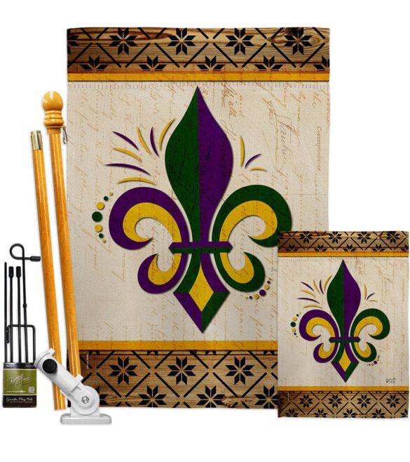 Fleur De Lys - Fleur De Lys Interests Vertical Impressions Decorative Flags HG137426 Made In USA - Image 6