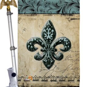House Flag Fleur De Lys HS118003 02