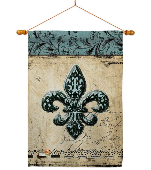 Flower De Luce - Fleur De Lys Interests Vertical Impressions Decorative Flags HG118003 Made In USA - Image 14
