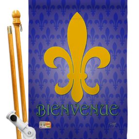 House Flag Fleur De Lys HS118009