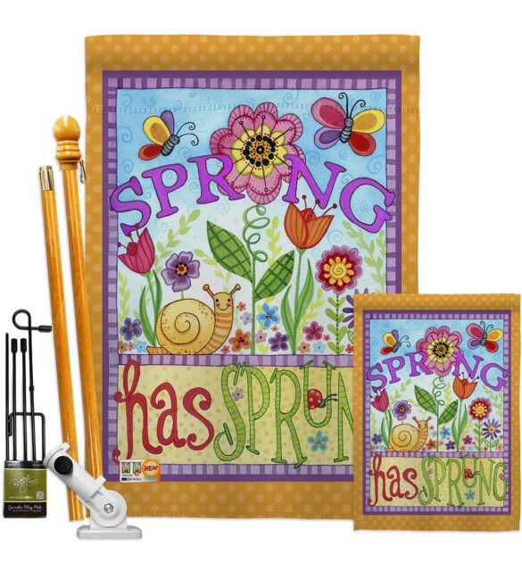 Bugs Spring - Floral Spring Vertical Impressions Decorative Flags HG104087 Made In USA - Image 6