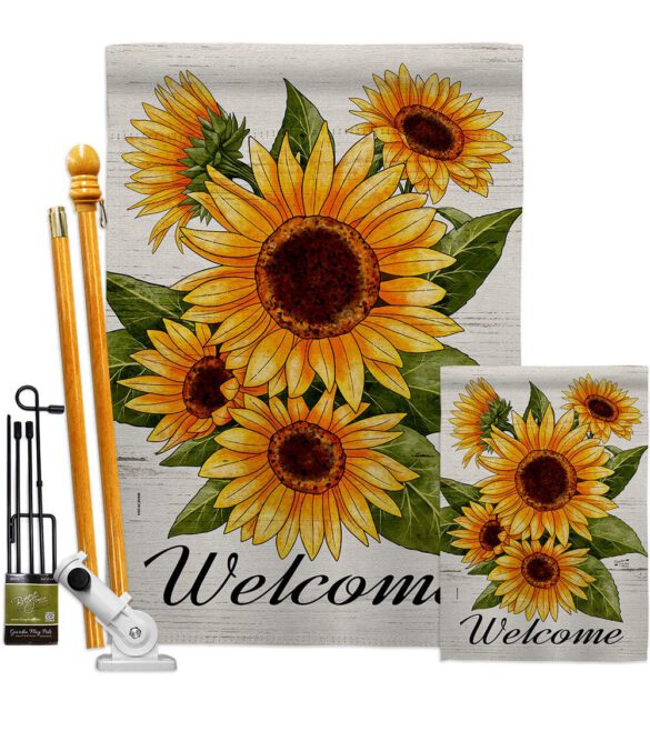 Happiness Sunflowers - Floral Spring Vertical Impressions Decorative Flags HG137597 Made In USA - Image 6