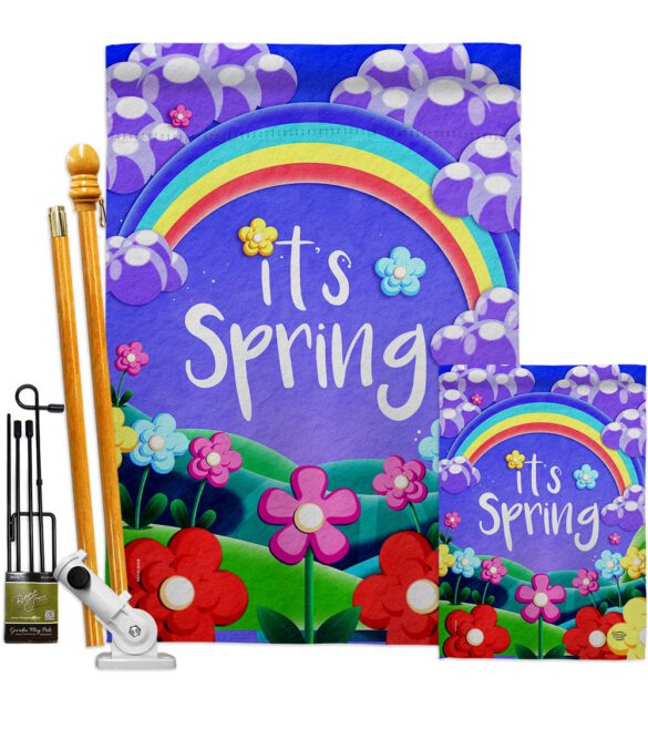 Colorful Spring - Floral Spring Vertical Impressions Decorative Flags HG192499 Made In USA - Image 6