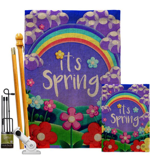 Colorful Spring - Floral Spring Vertical Impressions Decorative Flags HG192499 Made In USA - Image 16