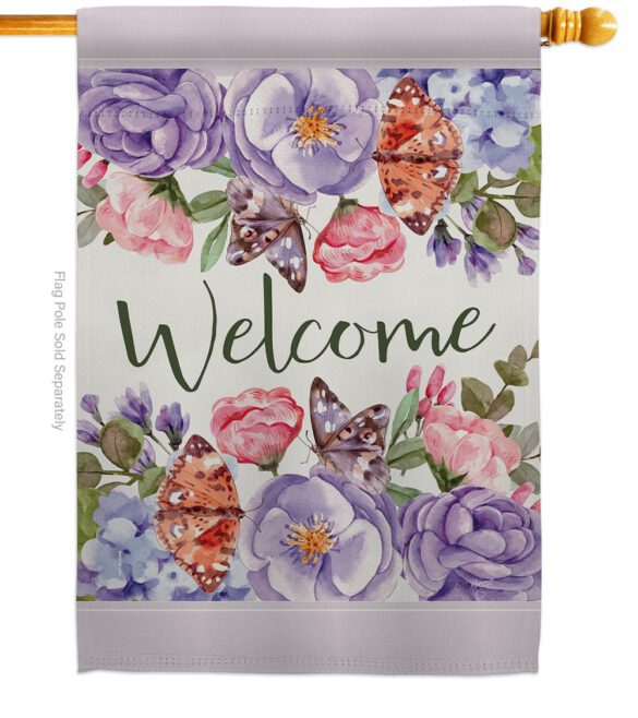 Colorful Bouquet - Floral Spring Vertical Impressions Decorative Flags HG104104 Made In USA - Image 2