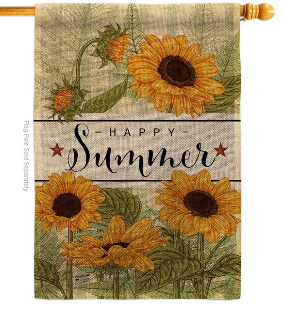 Happy Sunflowers - Floral Spring Vertical Impressions Decorative Flags HG137442 Made In USA - Image 12