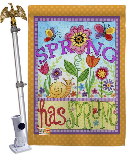 Bugs Spring - Floral Spring Vertical Impressions Decorative Flags HG104087 Made In USA - Image 13