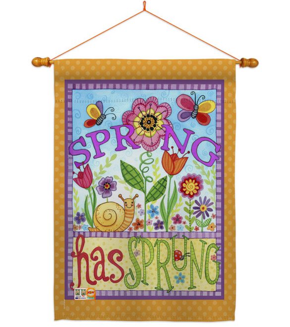 Bugs Spring - Floral Spring Vertical Impressions Decorative Flags HG104087 Made In USA - Image 14