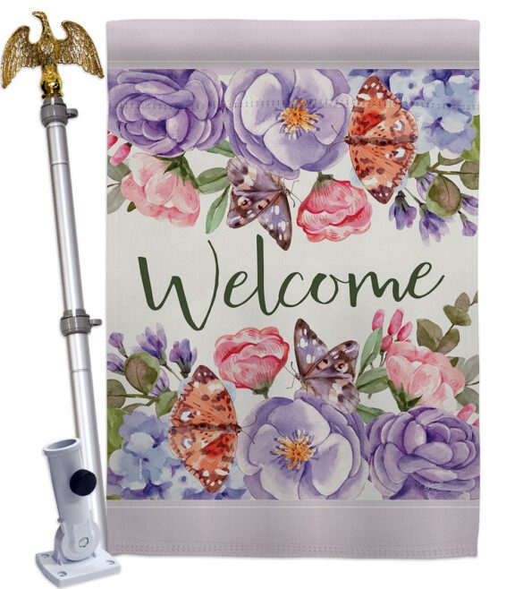 Colorful Bouquet - Floral Spring Vertical Impressions Decorative Flags HG104104 Made In USA - Image 9