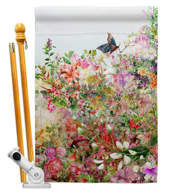 Flower Garden - Floral Spring Vertical Impressions Decorative Flags HG104131 Made In USA - Image 5