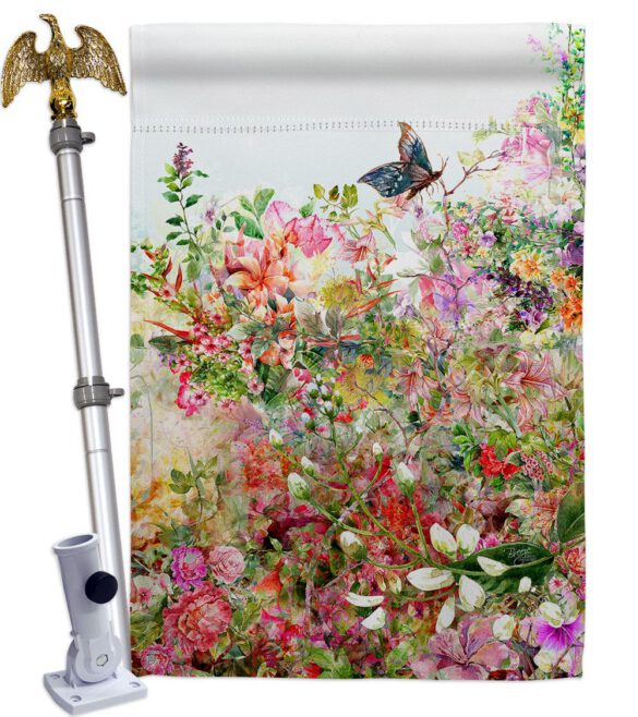 Flower Garden - Floral Spring Vertical Impressions Decorative Flags HG104131 Made In USA - Image 9
