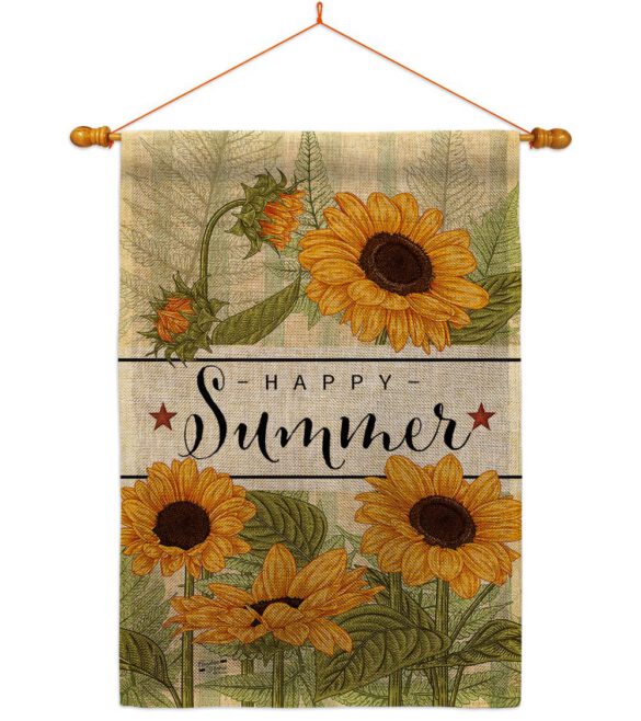 Happy Sunflowers - Floral Spring Vertical Impressions Decorative Flags HG137442 Made In USA - Image 20