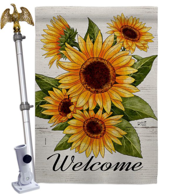 Happiness Sunflowers - Floral Spring Vertical Impressions Decorative Flags HG137597 Made In USA - Image 11